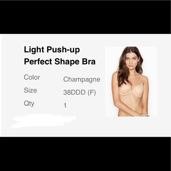 Light push up bra from Victoria’s Secret